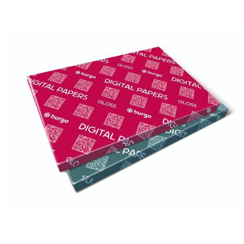 BURGO EXPERIA DIGI GLOSS RISMA DA 125 FOGLI 350 GR 45X32 CM A3 BIANCO